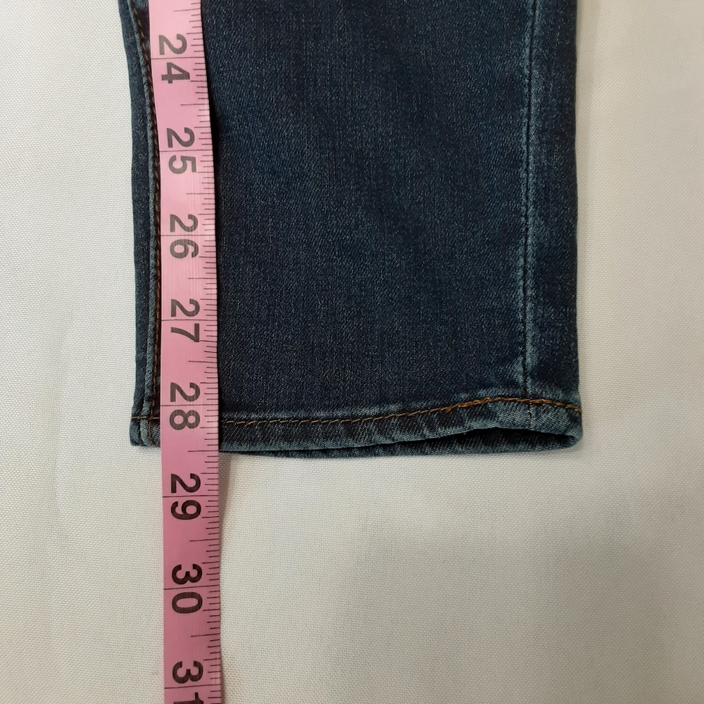 Articles Of Society Dark Blue Stretch Denim Midrise Skinny Jeans Women Size 27 - Picture 11 of 12